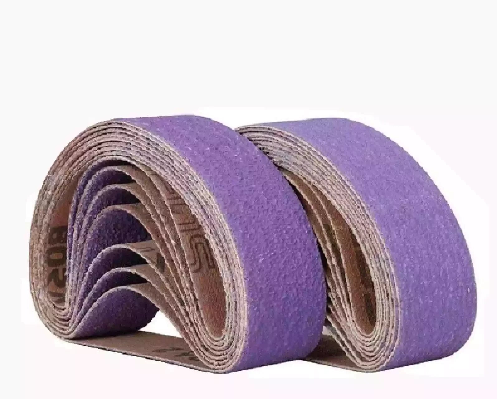 20pcs-set 50sets-carton 1/2" X 18" File Sanding Belts 40 60 80 100 320Grit Sander Belts for Metal Polishing