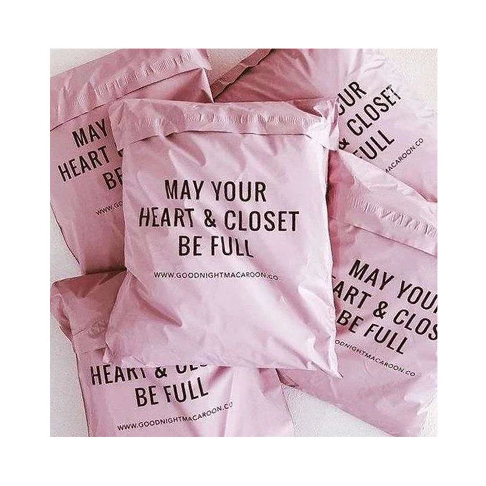 Wholesale Custom Recycled Pink Poly Mail Shipping Package Envelope Professional with Custom Logo Recycled Carton Packing