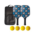 Custom Patterned Fiber Frictioned Carbon Surface Pickleball Paddle Professional Pickleball Paddle