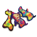 Oxford Colorful Printed Rhino Durable Chew Squeaky Stuffed Animal Toys Plush Dog Toys Wholesale