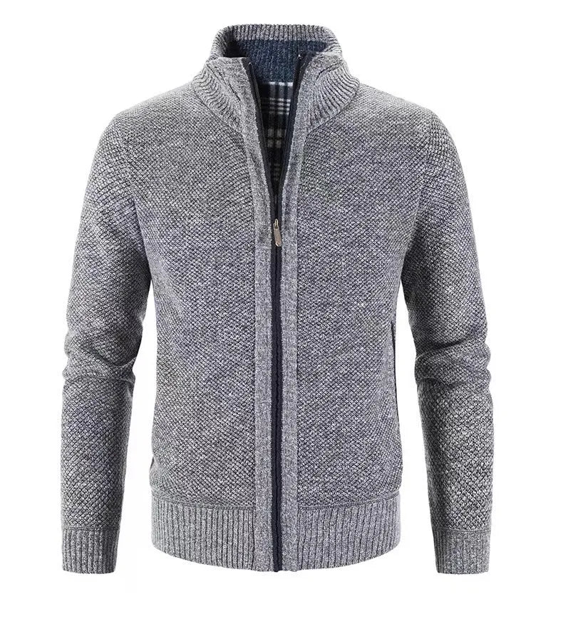 Best Solid Men's Sweater Cotton Sweater for Men Jacquard Winter Fashion Cardigan Sweater