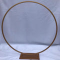 SPR Wholesale Retractable Wedding Event Portable Party Round Stage Stand for White Flower Backdrop