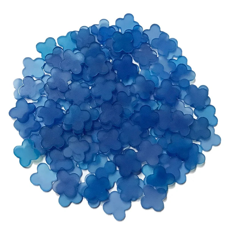 Customized Healing Crystal Clovers Blue Agate Four Leaf Clovers