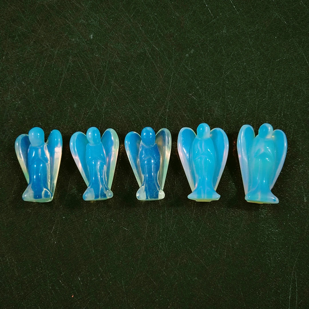 Huiying China Cheap Opalite Angel 2 Inch Natural Healing Crystal Angel in Gifts & Crafts Crafts