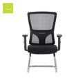 Office Furniture Factory Wholesale Office Conference Chair Office Visitor Chair Ergonomic Mesh Meeting Chair Without Wheels