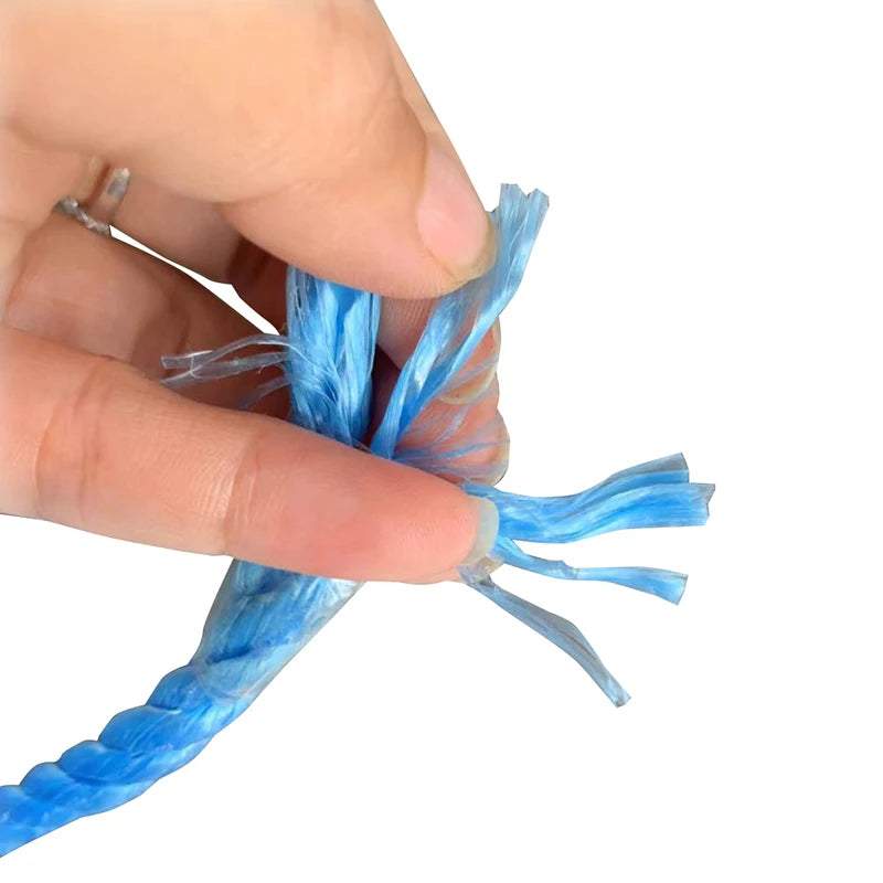 Low Cost PP Split Film Twisted Rope Plastic Packaging Rope for Wholesale