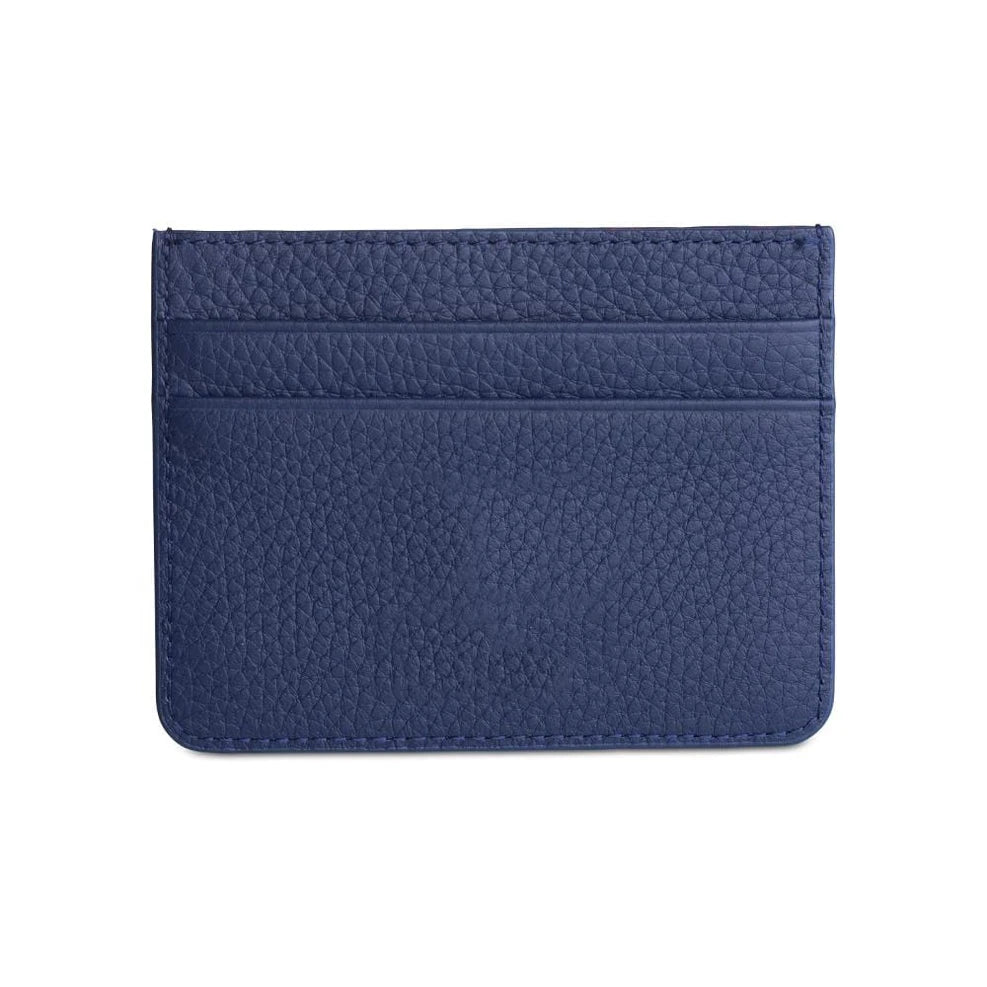Wholesale Plain National Style Fashion Design Genuine Leather Business ID Credit Card Holder Sleeve No Closure 30MM Thick 30G