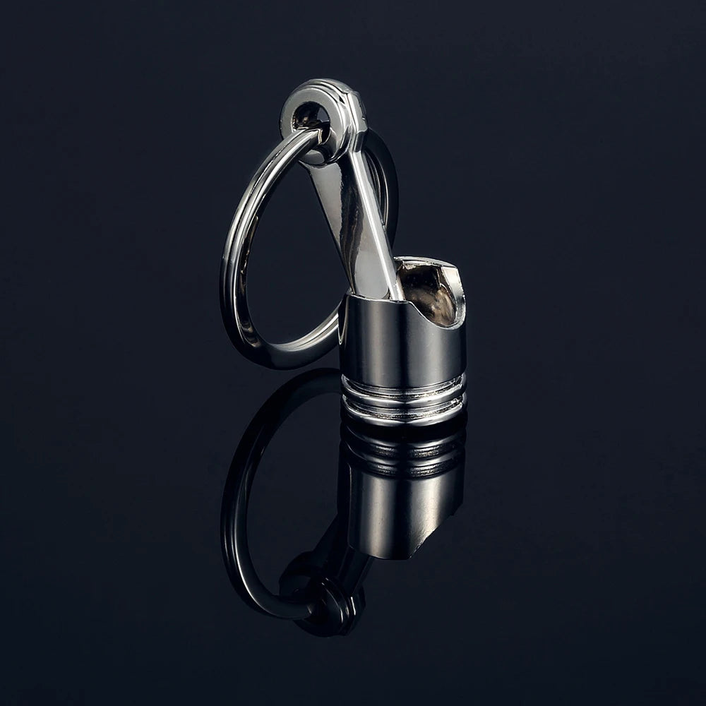 Wholesale Car Accessories Gift Metal Piston Model Keychain
