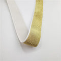 Stock Lurex Elastic Band 2.5 cm High Tenacity Sewing Webbing Band