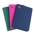 PU Leather Passport Holder Cover Customized Logo Passport Sleeve Card Holder Airplane Design Travel Wallet for Travel