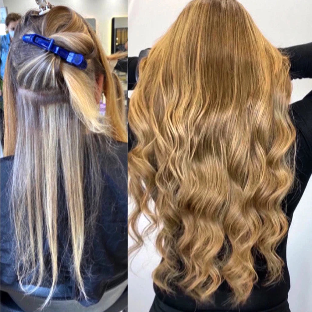 Double Drawn Flat Tip Raw Cuticle Remy Keratin Human Hair Extensions Ombre Virgin Hair Bundle Straight Raw Russian Raw Keratin