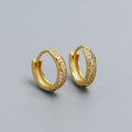 925 Sterling Silver Mobius Huggies Ear Clasp for Women Fashion Charm Statement Gold Piercing Hoop Earring Jewelry Gift