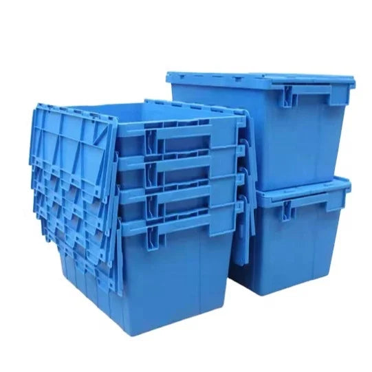 Durable Ensure Quality Vegetable Foldable Folding Crate Shipping Heavy Duty Hdpe Plastic Logistics Crate Container Box