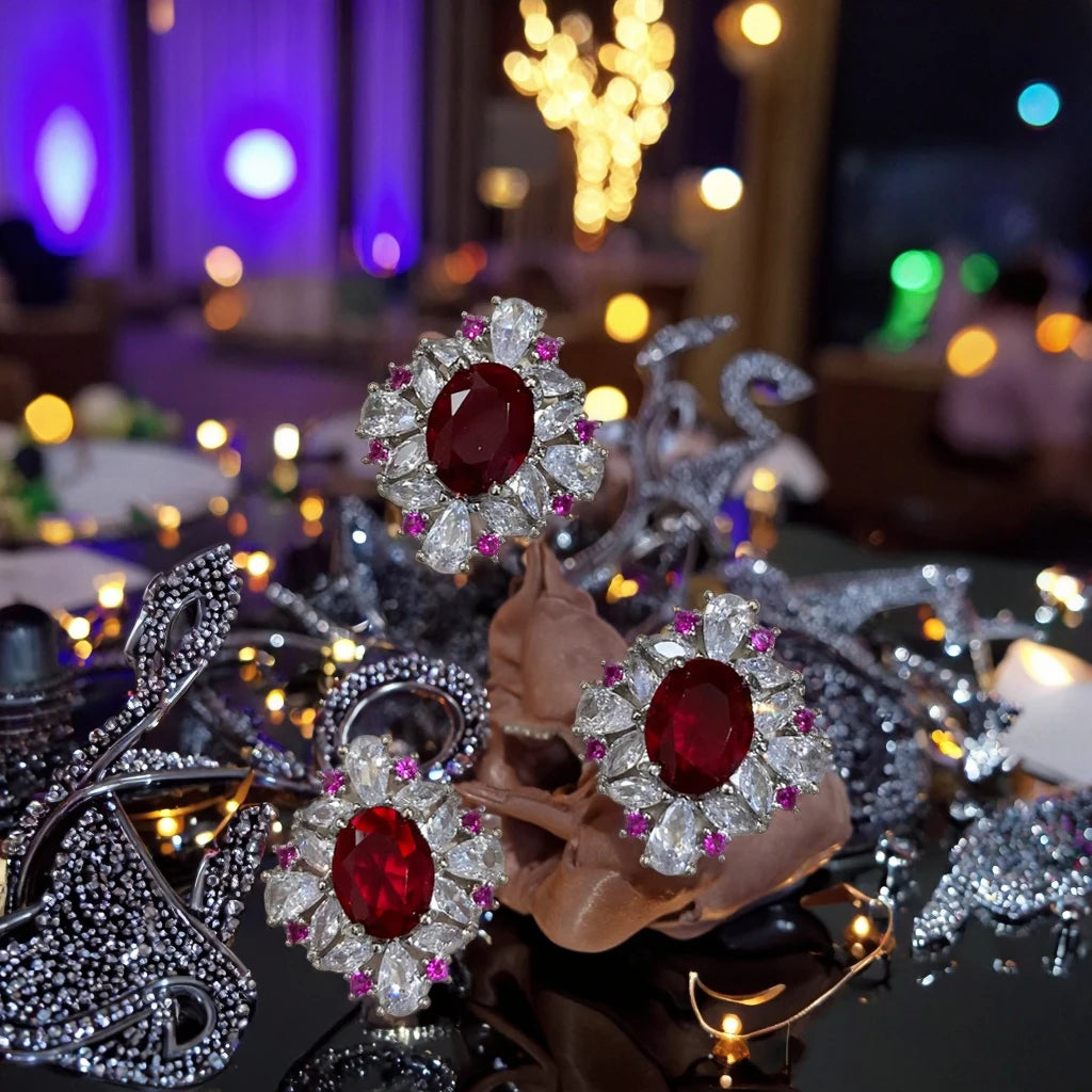 Gaoding Luxury 3D Nail Accessories with 2025 Explosion Sparkle Diamond Crystal Retro Pigeon Egg Palace Armor Zircon Wearing