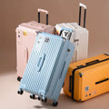 Unisex Rolling Luggage Cabin Holiday Suitcase Set Couples Travel Anti-Fall Password Package Outing Carry on Luggage with Wheels