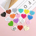 New Candy Color DIY Jewelry Accessories Alloy Paint for Love Bracelet Earrings & Necklace Pendant Engraving Metal Material