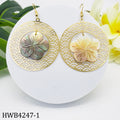 Hawaiian Design Shell Drop Earrings for Women Samoan Jewelry Wholesale