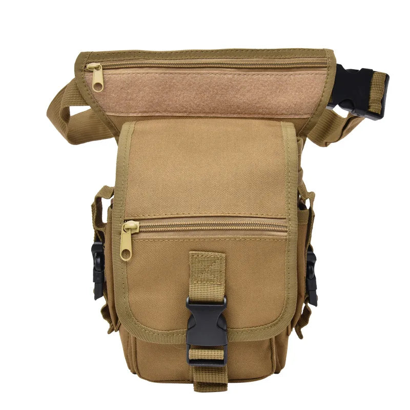 Tactical Gear Outdoor Sport Multifunctional Mens Drop Leg Bag Pouch Holster Tactical Waist Bag Hip Bag