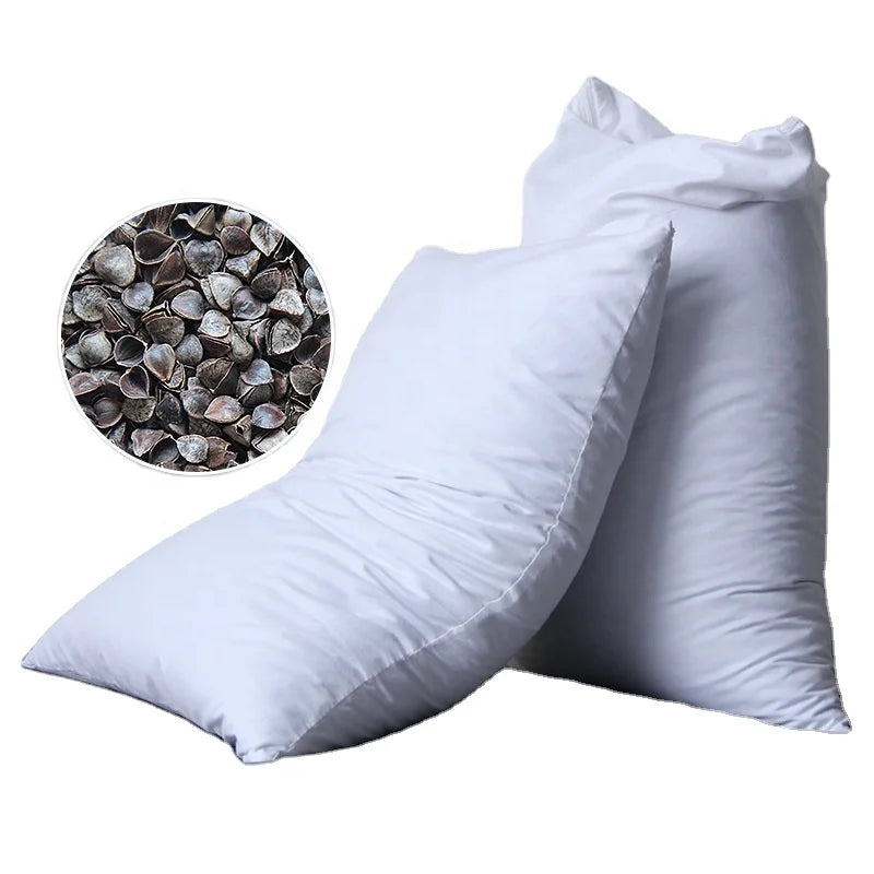 Portable ECO Friendly 100% Organic Buckwheat Hull Filling Meditation Pillow for Sleep