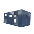 FRP Insulated Sandwich Panel RV Expedition Recreational Vehicle Flatbed Truck Camper Shell-Durable Aluminium Locks Camping