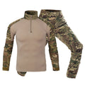 G2 Tearproof Tactical Suit Rip-Stop Camouflage Black Equipment Tactical Uniform