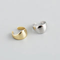 New Cute Design Fashion Silver Jewelry S925 Sterling Silver Shiny Cuff Earrings for Women