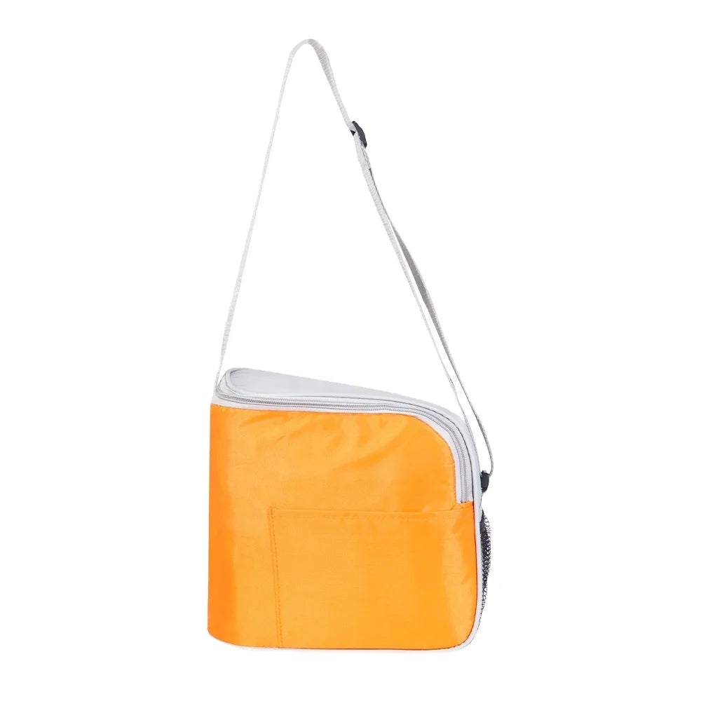 Large Outdoor Insulated Cooler Picnic Bag Portable Insulated Cooler Bag Camping Drinks Bento Zipper Lunch Bags Picnic Supplies