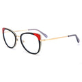 2033 Wholesale Fashion Designer Acetate Metal Cat-eye Optical Framed Glasses