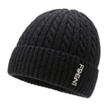 MIO Inner Fleece Sport Team Beanie With Metal logo Knitted Hat Custom Cap Twisted Knitting Hat