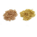 Custom 0.7*4 mm Stainless Steel Jump Ring in Gold & Rose Gold for DIY Jewelry Making Jewelry Findings & Components