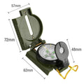 Jaxy Portable Compass Outdoor Camping Folding Len Compass Green Hiking Survival Trip Precise Navigation Expedition Tool