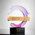 2025 New Year Dragon Design Custom Color Crystal Trophy for Annual Meeting Commemorative Original Crafted Crystal Trophies
