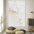 JZ Abstract Flower Home Decor Artwork 3D Texture Waibi Sibi Wall Art Handpainted Original Custom Hand Drawn Oil Painting
