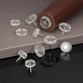 Premium Quality Plastic Furniture Glides with Nail GliderNail on Chair Leg Nail on  Pad Furniture Feet Slides Floor Protectors