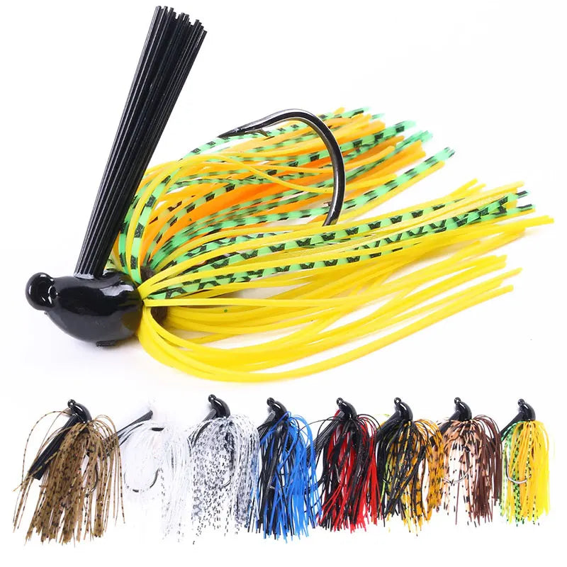 10g Wholesale Artificial Bait Skirt Blade Bait Rubber Skirt Buzz Bait Fishing Lures