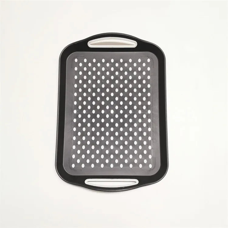 Customized White /black/grey Fast Food Serving Tray Anti-slip Food Serving Tray for Burger Non slip Fast Food Beer Serving Tray