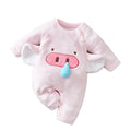 Winter Warmth for Babies: Soft Fleece One-Piece Infant Romper