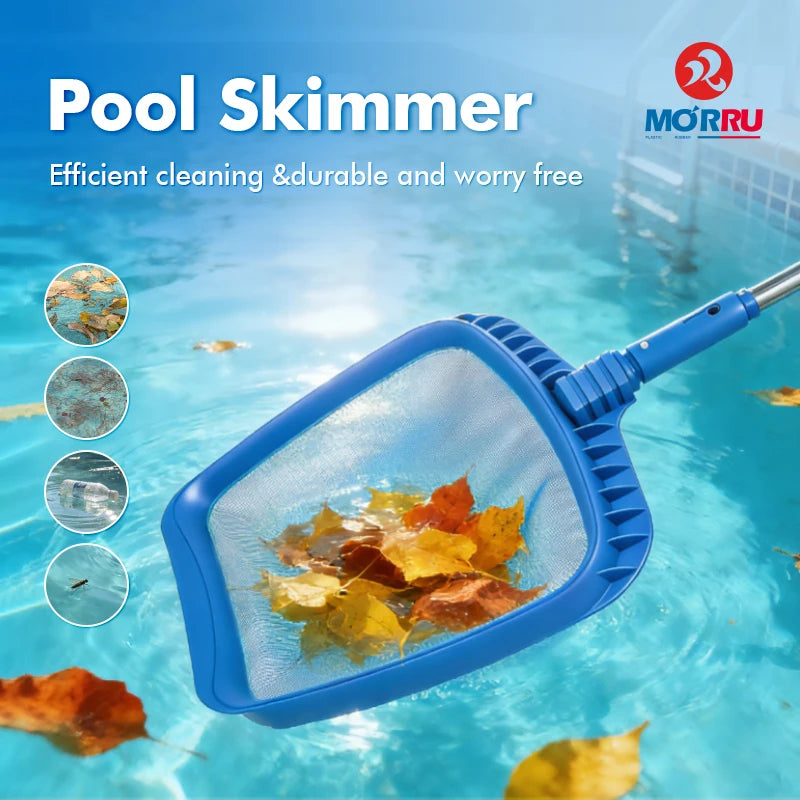 High Quality Plastic Swimming Pool Nylon Mesh Leaf Skimmer Net Cleaning Tools Leaking Skimmer Inground Pool