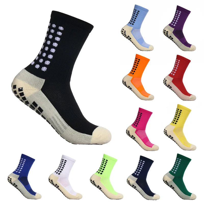 Men's Socks Soccer Non Skid Ball Socks Anti Slip Non Slip Pads for Football Basketball Sports Socks