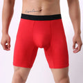 Wholesale 5 Color Extended High Waist Breathable Ice Silk Fabric Men's Boxer Briefs