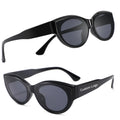 CONCHEN 2025 Luxury Design Women Oversized Women Sun Glasses Wide Frame Custom Print Promotional Sunglasses with Logo Branding
