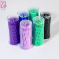Beiqili 4000 PCS Disposable Microfiber Eyelash Applicator Flocked Stick Individual Volume Microbrush Nylon Swabs Plastic Handle