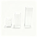 Customizable 3D Laser Engraved Animal Print Crystal Cube Trophies for Sports Awards Souvenirs & DIY Gift Decorations