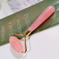 DIY Hot Sales Jade Gua Sha Sets For Face In Green And Pink Rose Quartz Roller
