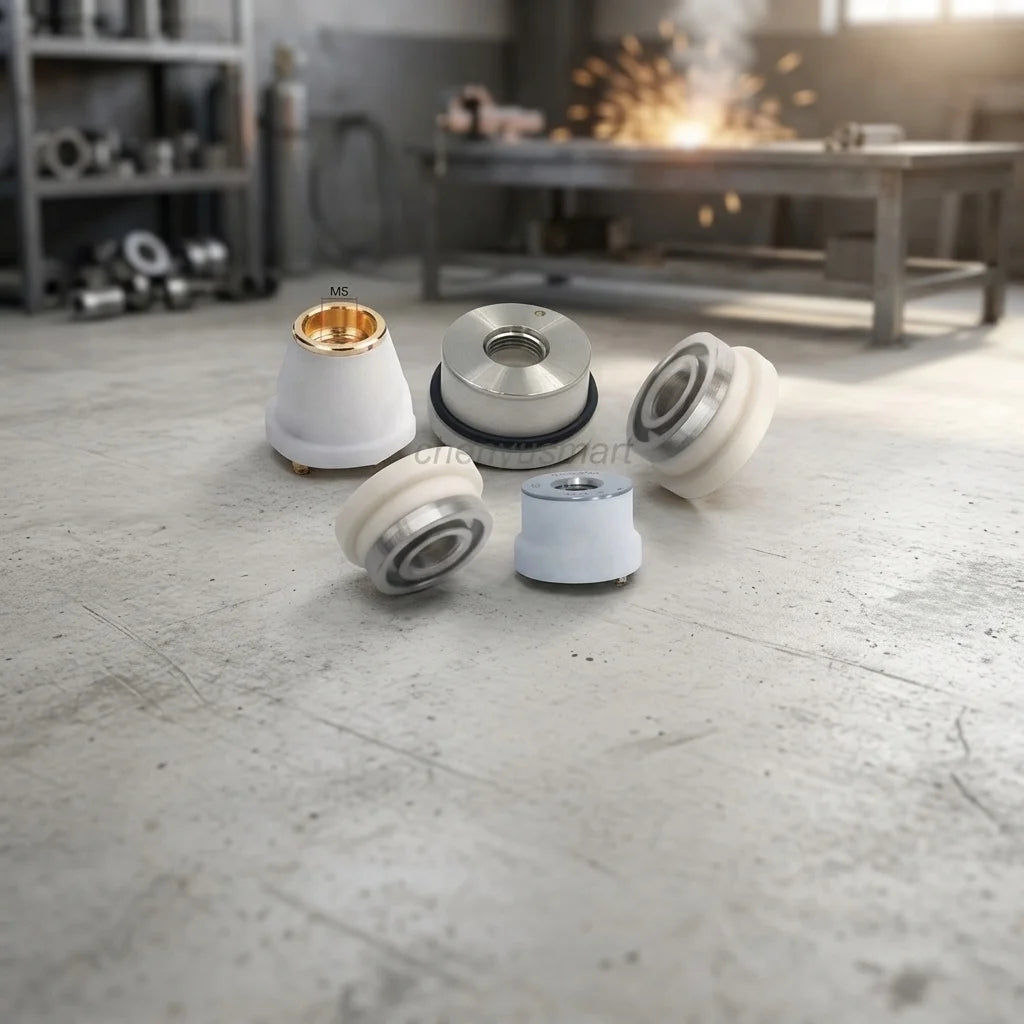 Custom 41mm Laser Ceramics D41 H34 M11 Thread Nozzle Holder Ceramic Ring 41mm Diameter 34mm Height M11 Thread Laser Ceramic