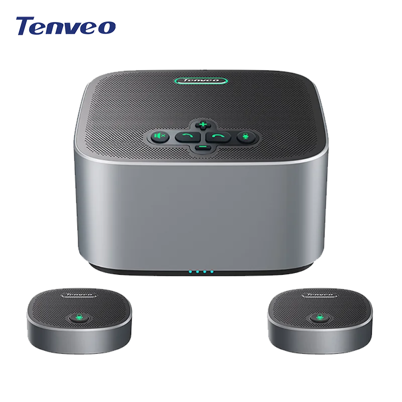 Wireless  Noise Reduction 12 Meter Voice Pickup 8x Microphone USB Audio Video Conference Speakerphone