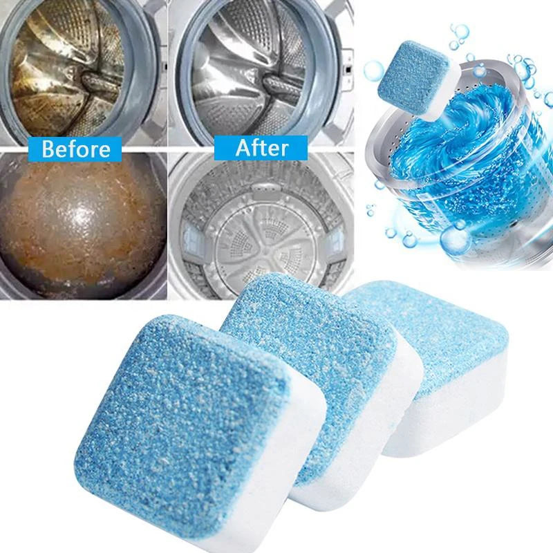 12pcs/set Epsilon household cleaning washing machine drum cleaner effervescent cleaning tablets