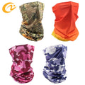 Custom Print Cooling Ice Silk Seamless Face Mask Neck Gaiter Outdoor Sports Scarf Bandana UPF 50 Sun Polyester Cycling