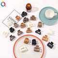 QIYUE Small Size  Matte Hair Claw Clip Fashion Woman Hair Accessory