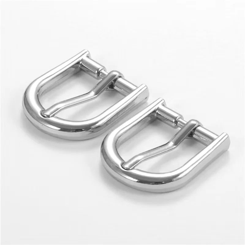 20mm Silver Plated Pin Lock Buckle Handbag Belt Strap Webbing Metal Parts